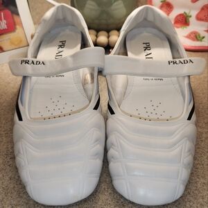 Prada Quilted Leather Comfort Sneakers Flat Women's Rare